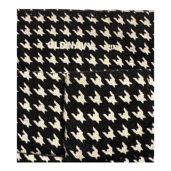 Old Navy Women's‎ Pixie Pant Size 2 Black Houndstooth Skinny Casual - Picture 3 of 6